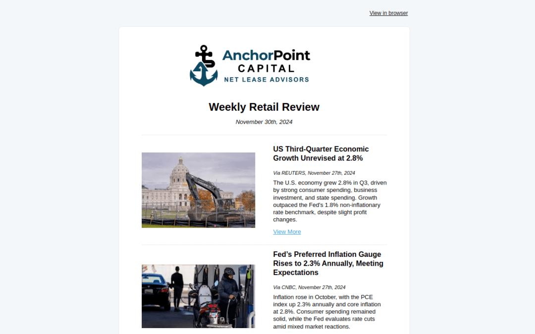 Weekly Retail Newsletter – Nov 30, 2024