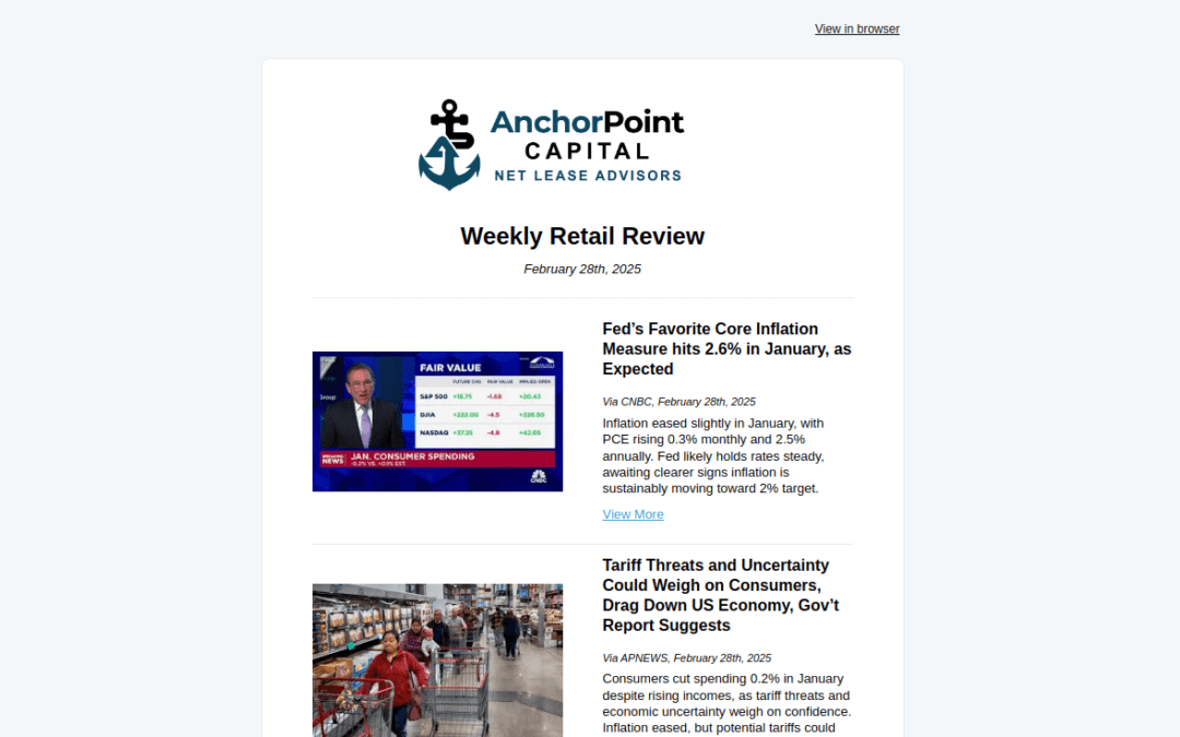 Weekly Retail Newsletter – Feb 28, 2025